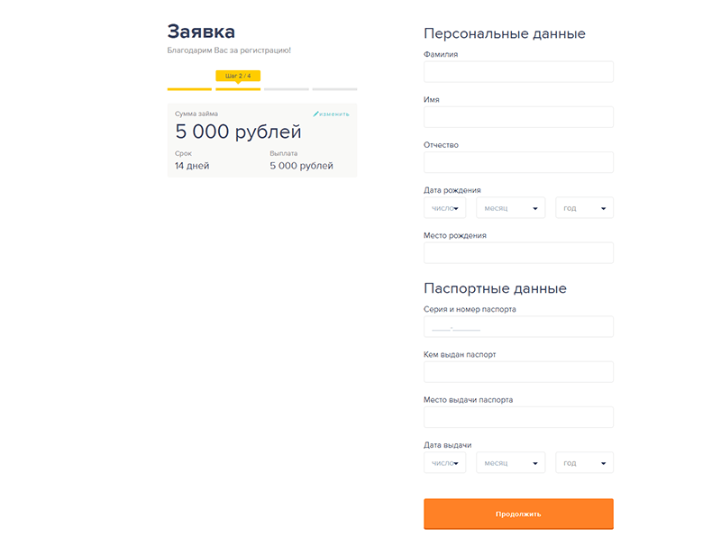 Подача заявки на микрокредит в Езаем в Хадыженске